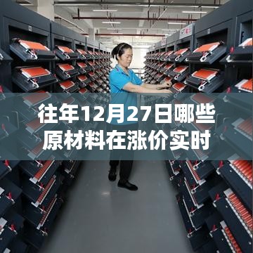 往年12月27日涨价原材料实时盘点