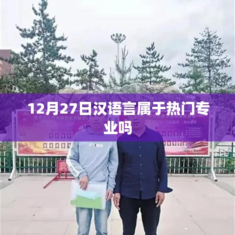 汉语言专业的热门程度解析，12月27日的数据观察