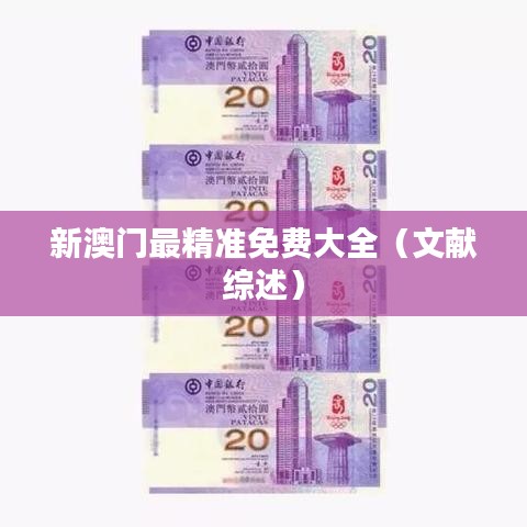 新澳门最精准免费大全(文献综述)