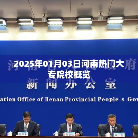 河南热门大专院校概览(2025年1月)