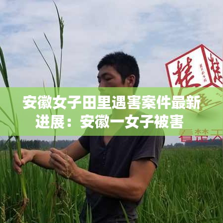 安徽女子田里遇害案件最新进展：安徽一女子被害 