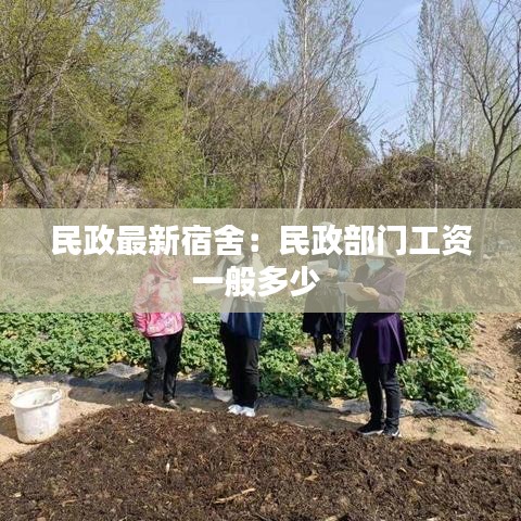 民政最新宿舍:民政部门工资一般多少