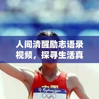 人间清醒励志语录视频，探寻生活真谛与力量，激发人生无限潜能