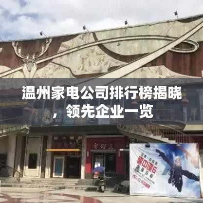 温州家电公司排行榜揭晓,领先企业一览