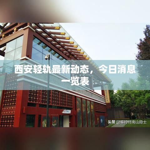 西安轻轨最新动态,今日消息一览表