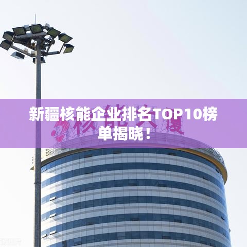 新疆核能企业排名TOP10榜单揭晓！