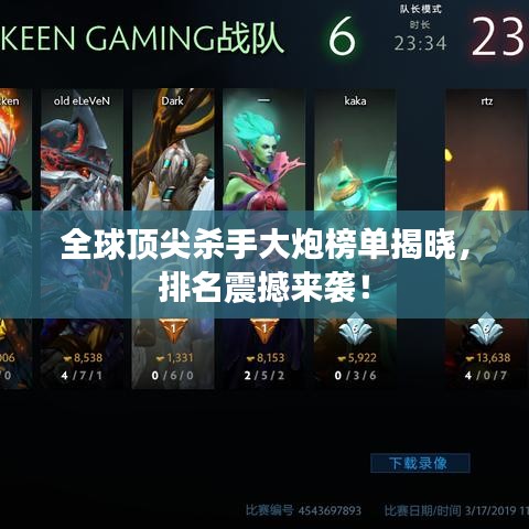 全球顶尖杀手大炮榜单揭晓，排名震撼来袭！