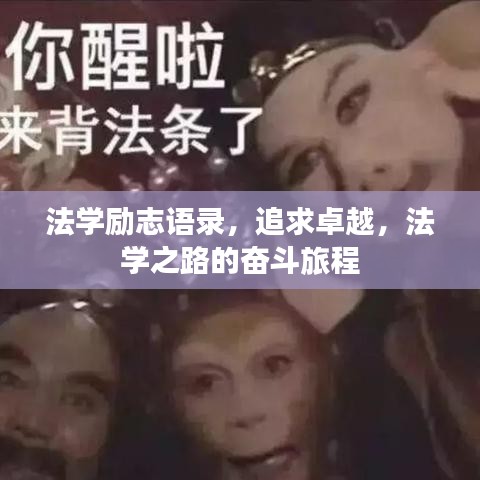 法学励志语录，追求卓越，法学之路的奋斗旅程