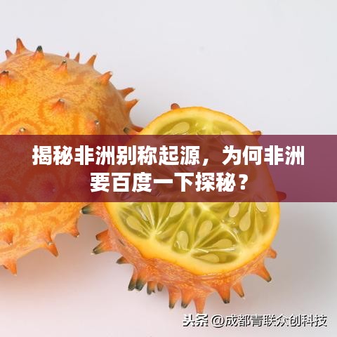 揭秘非洲别称起源，为何非洲要百度一下探秘？