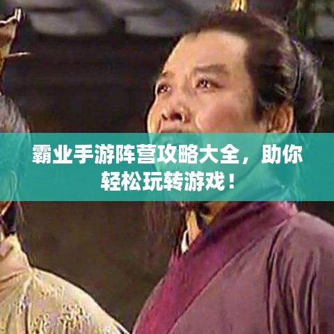 霸业手游阵营攻略大全，助你轻松玩转游戏！