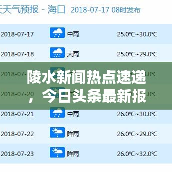 陵水新闻热点速递,今日头条最新报道汇总
