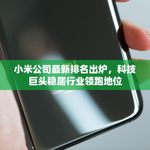 小米公司最新排名出炉,科技巨头稳居行业领跑地位