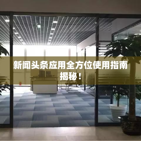 新闻头条应用全方位使用指南揭秘!