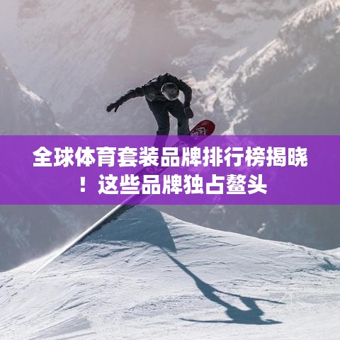 全球体育套装品牌排行榜揭晓！这些品牌独占鳌头