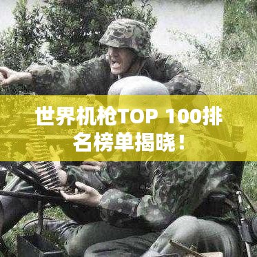 世界机枪TOP 100排名榜单揭晓！