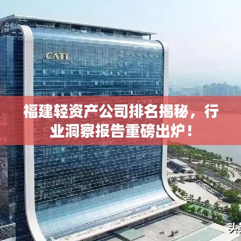 福建轻资产公司排名揭秘,行业洞察报告重磅出炉!