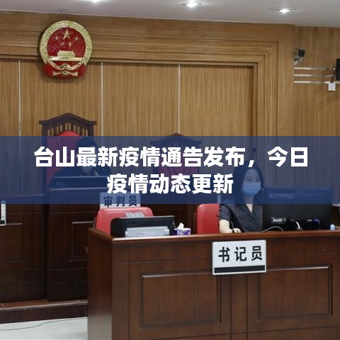 台山最新疫情通告发布,今日疫情动态更新