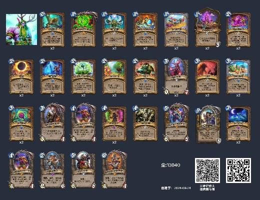 新版本德鲁伊平民卡组,数据说明解析-3K1_v7.839